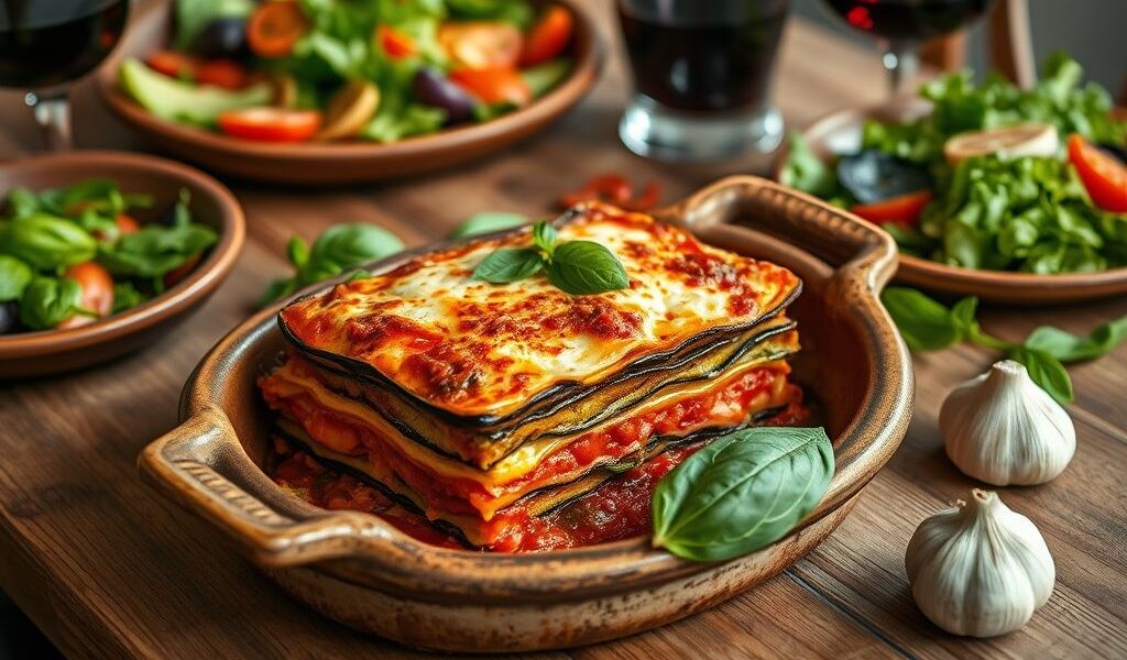 Lasanha de Berinjela Vegana: Camadas de Sabor