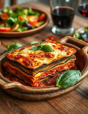 Lasanha de Berinjela Vegana: Camadas de Sabor