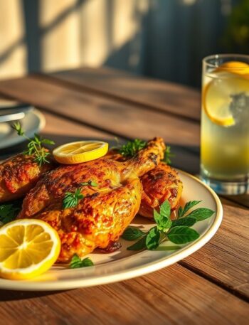 Frango Vegano Assado com Ervas e Limão: Uma Delícia Saudável
