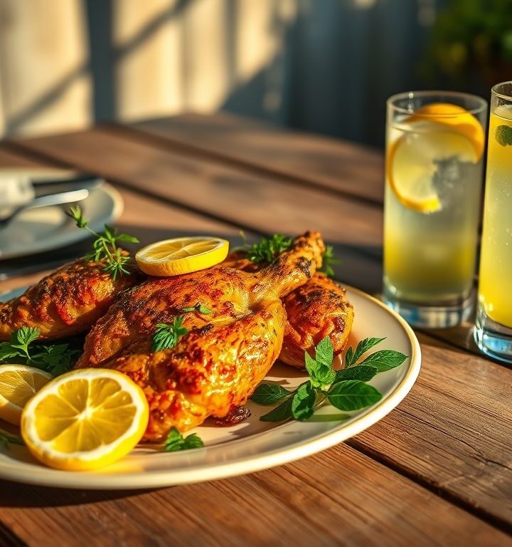 Frango Vegano Assado com Ervas e Limão: Uma Delícia Saudável