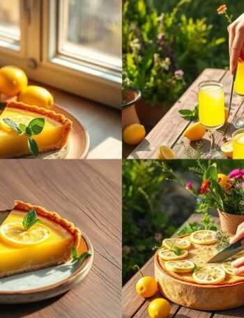 Torta de Limão Vegana: Frescor e Sabor