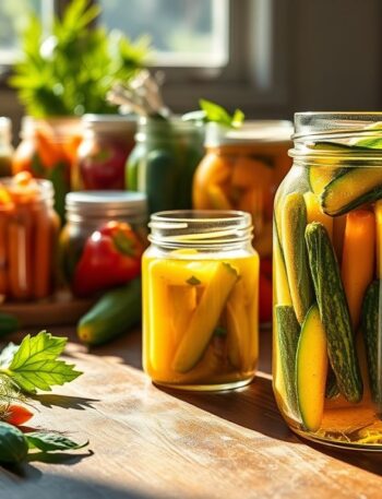 Picles Caseiros Veganos: Crocância e Sabor