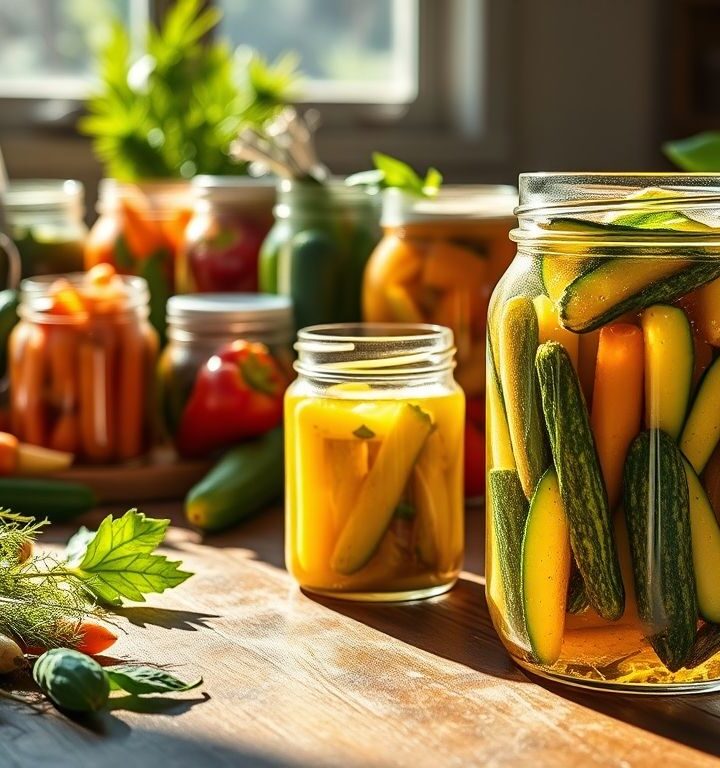 Picles Caseiros Veganos: Crocância e Sabor