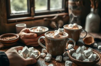 Chocolate Quente Vegano com Marshmallows Caseiros: A Delícia que Você Precisa Experimentar