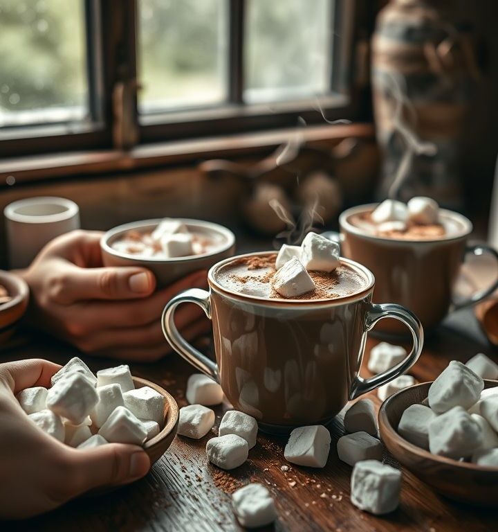 Chocolate Quente Vegano com Marshmallows Caseiros: A Delícia que Você Precisa Experimentar