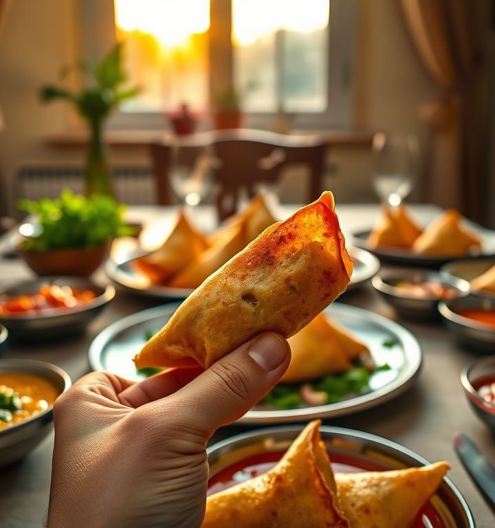 Samosas Veganas: Triângulos de Felicidade 1 Samosas Veganas: Triângulos de Felicidade