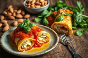 Canelone Vegano com Ricota de Amêndoas: Uma Delícia Saudável e Sustentável