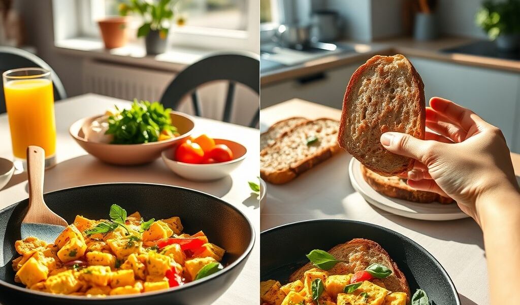 Tofu Mexido: O Café da Manhã Vegano Protéico