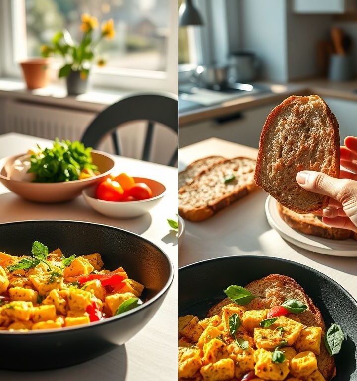 Tofu Mexido: O Café da Manhã Vegano Protéico