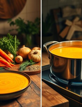 Sopa Cremosa de Cenoura e Gengibre Vegana: Uma Delícia Nutritiva