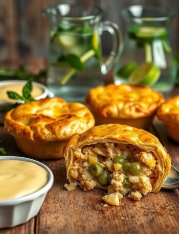 Empadas Veganas de “Frango” com Creme de Milho: Uma Delícia Sustentável
