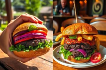 Hambúrguer Vegano de Beterraba: Cor e Sabor