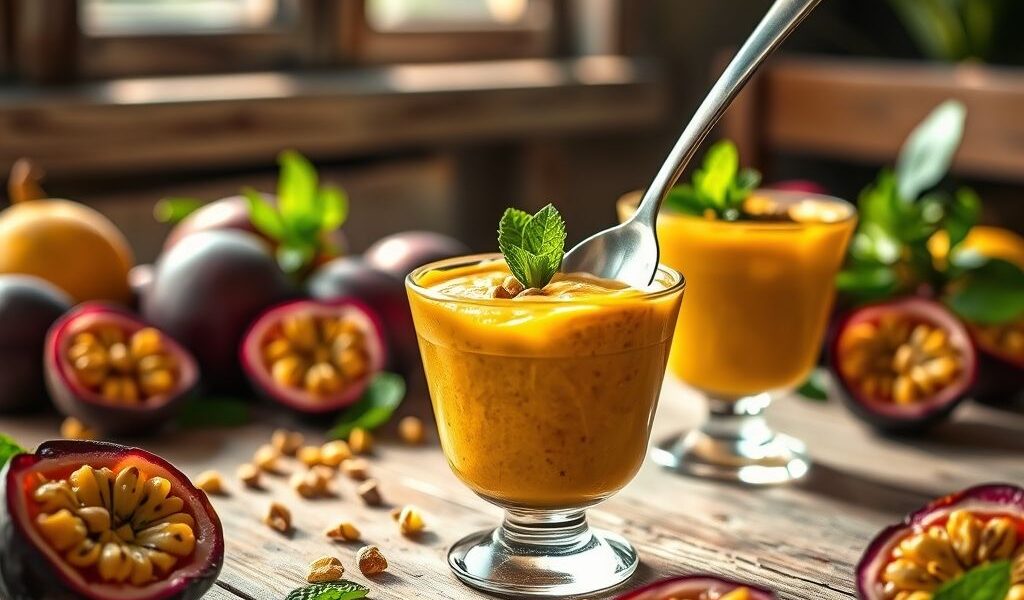 Mousse de Maracujá Vegano: Doce Tropical
