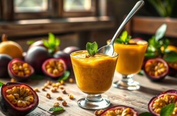 Mousse de Maracujá Vegano: Doce Tropical