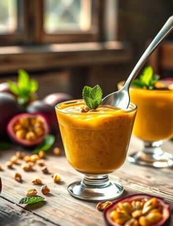 Mousse de Maracujá Vegano: Doce Tropical