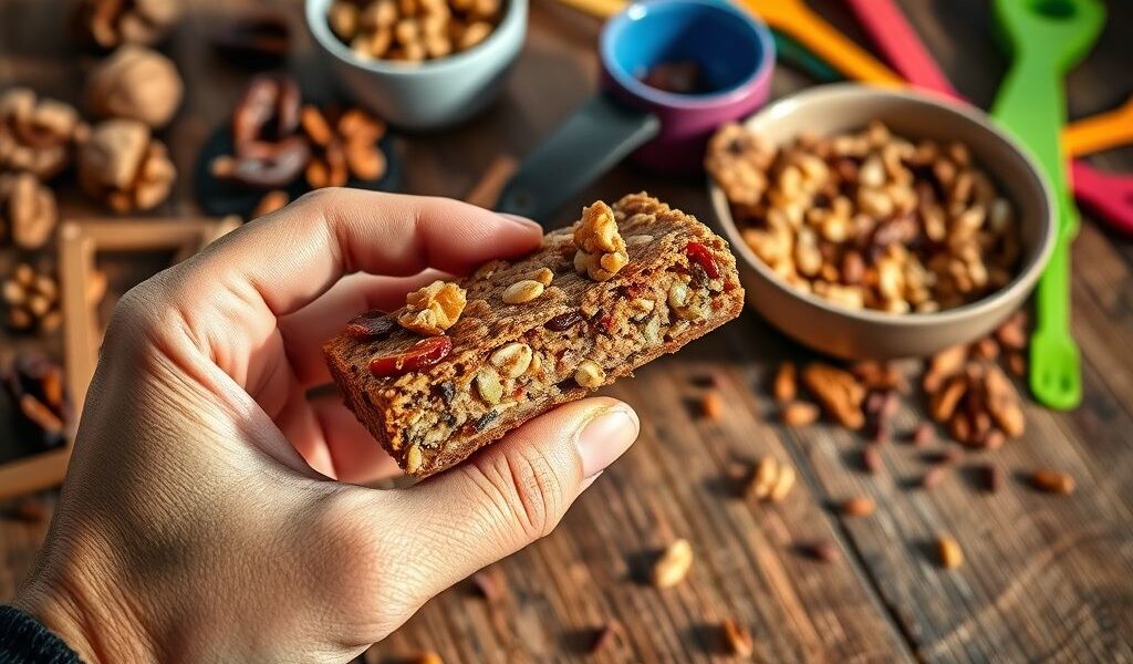 Barra de Proteína Vegana Caseira: A Receita Perfeita para Energizar seu Dia