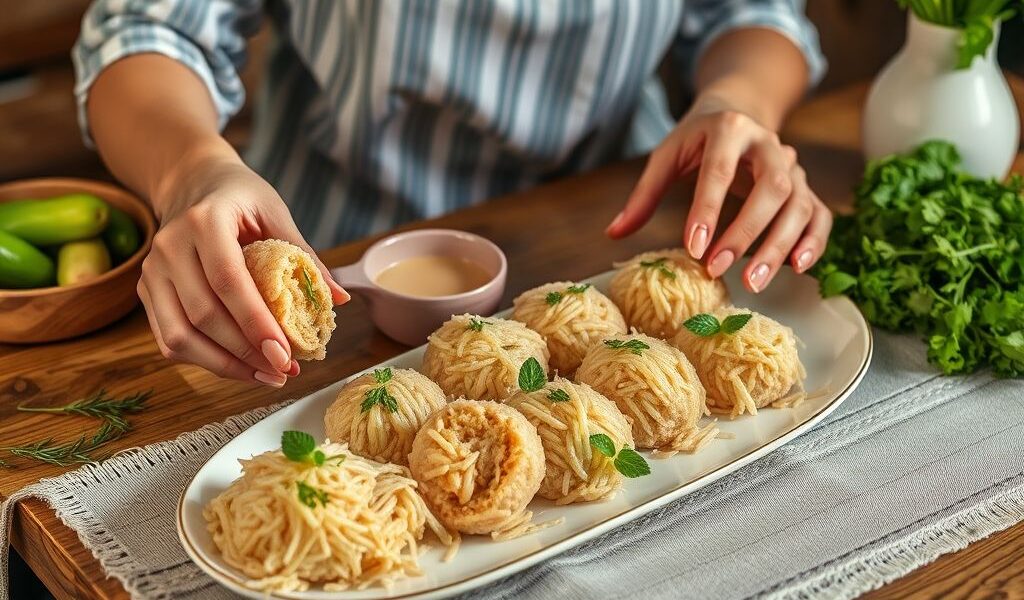 Bolinhos de Arroz Vegano com Molho de Gergelim: Uma Delícia Saudável