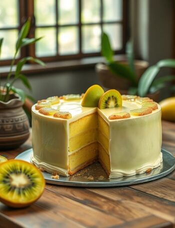 Torta Gelada de Bisnaguinha Vegana: Delícia Refrescante e Saudável
