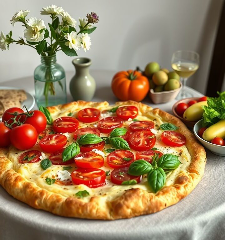 Focaccia Vegana com Tomates e Alecrim: Uma Delícia para Todos