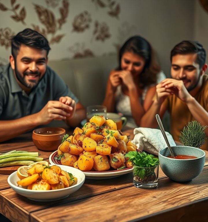 Batatas Bravas Veganas: Petisco Espanhol Picante