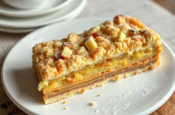 Torta Crumble de Maçã Vegana: Pura Delícia