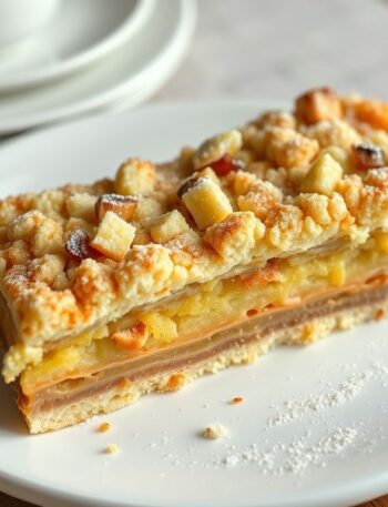 Torta Crumble de Maçã Vegana: Pura Delícia