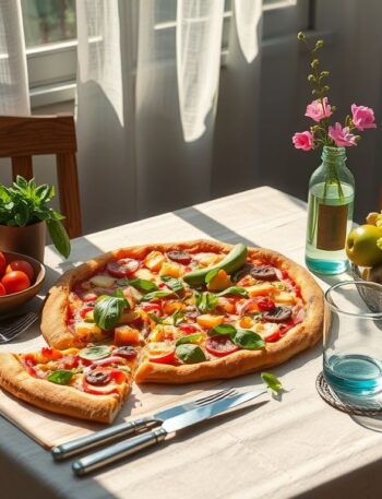 Pizza Vegana de Batata Doce com Alecrim: Uma Delícia Saudável e Saborosa