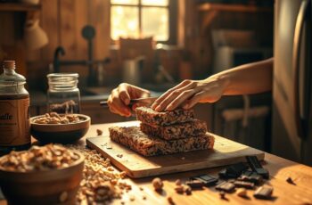 Barrinha de Granola Vegana com Chocolate: Uma Delícia Saudável e Energizante