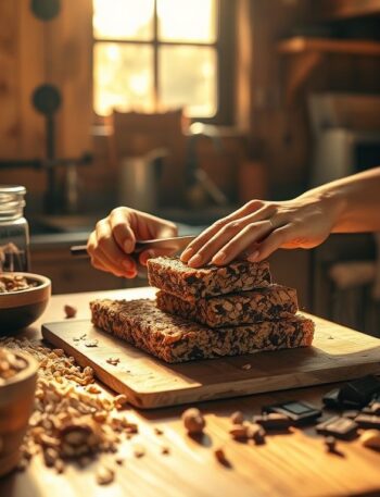 Barrinha de Granola Vegana com Chocolate: Uma Delícia Saudável e Energizante