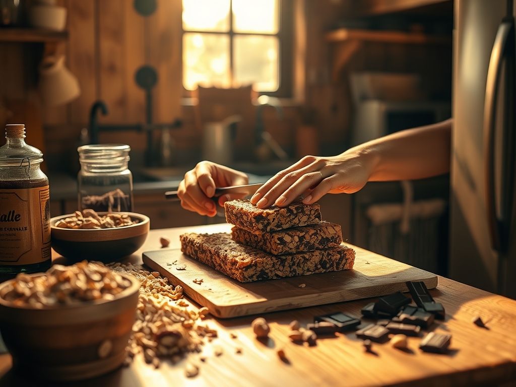 Barrinha de Granola Vegana com Chocolate: Uma Delícia Saudável e Energizante