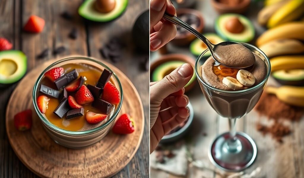 Creme de Abacate Vegano com Cacau e Melado: Uma Delícia Saudável
