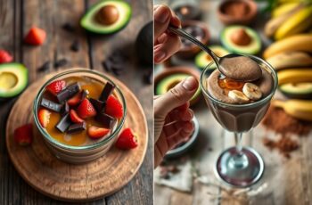 Creme de Abacate Vegano com Cacau e Melado: Uma Delícia Saudável