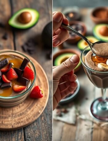 Creme de Abacate Vegano com Cacau e Melado: Uma Delícia Saudável