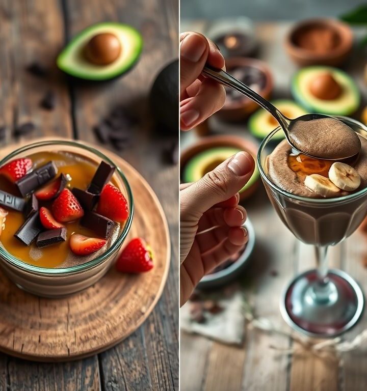 Creme de Abacate Vegano com Cacau e Melado: Uma Delícia Saudável