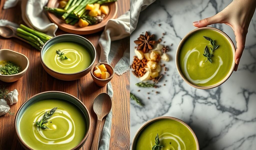 Sopa Cremosa de Aspargos Veganos: Uma Delícia Nutritiva para Todos