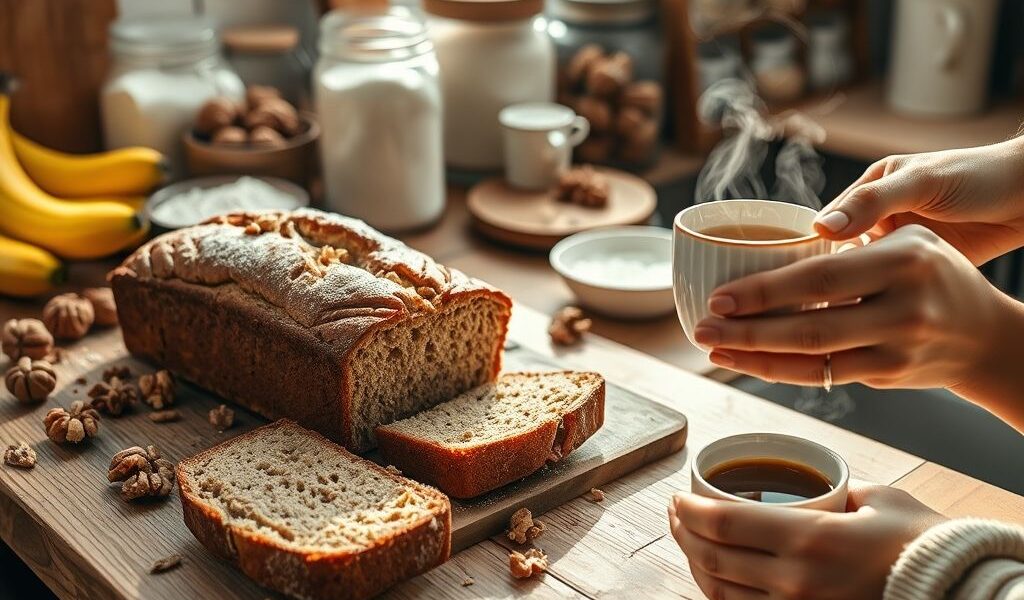 Pão de Banana Vegano com Nozes: A Delícia Saudável que Você Precisa Experimentar