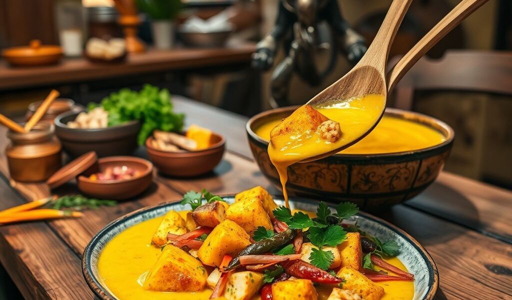 Curry Amarelo Vegano com Tofu e Legumes: Uma Receita Deliciosa e Nutritiva