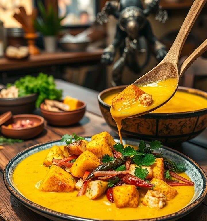 Curry Amarelo Vegano com Tofu e Legumes: Uma Receita Deliciosa e Nutritiva