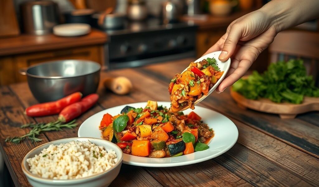 Guisado de Vegetais Veganos com Cuscuz: Uma Receita Deliciosa e Nutritiva