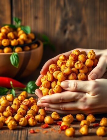 Snack de Grão de Bico Crocante com Páprica Vegano: A Delícia Saudável que Você Precisa Experimentar