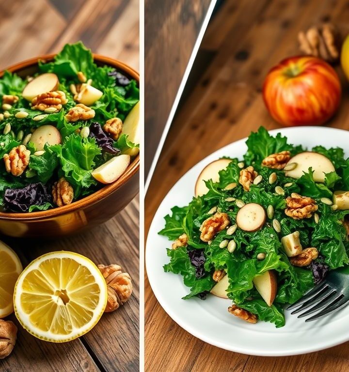 Salada de Couve com Maçã e Nozes Veganas: Uma Explosão de Sabor e Nutrição