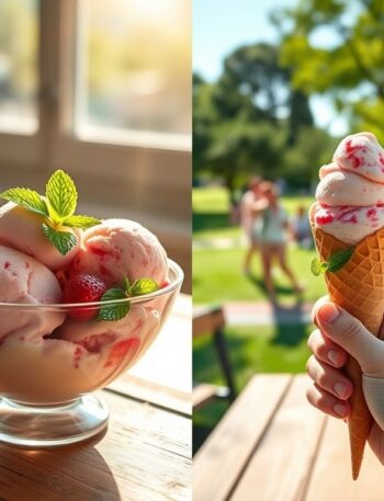 Sorvete de Morango Vegano Sem Açúcar: Delícia Refrescante para Todos