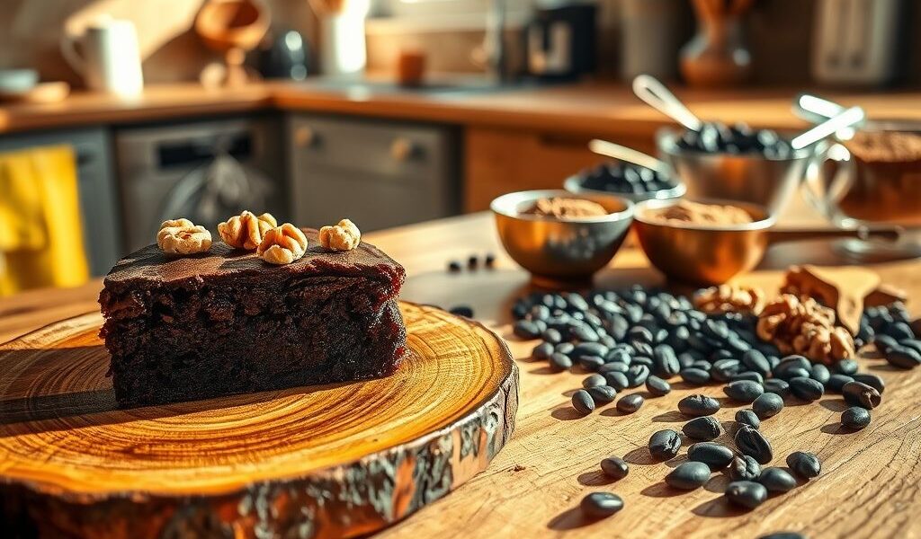 Brownie Vegano de Feijão Preto com Nozes: Uma Delícia Saudável