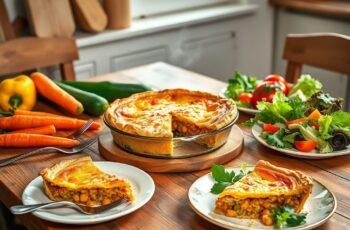 Torta de Grão de Bico Vegano com Legumes: Uma Delícia Saudável