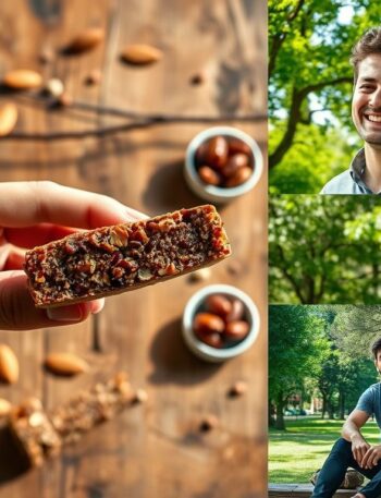 Barras Energéticas Veganas de Tâmaras e Amêndoas: Uma Delícia Saudável