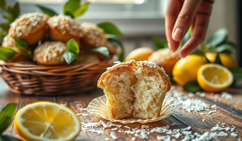 Muffins Veganos de Coco e Limão: Uma Delícia Saudável e Refrescante