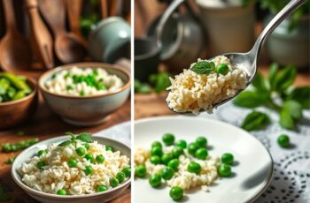 Arroz de Couve-flor Vegano com Ervilhas e Hortelã: Uma Receita Deliciosa e Saudável