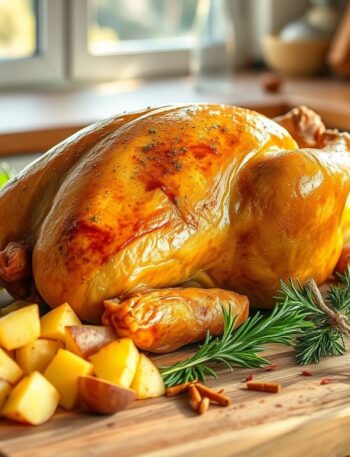 A Melhor Receita de Frango Assado com Batatas