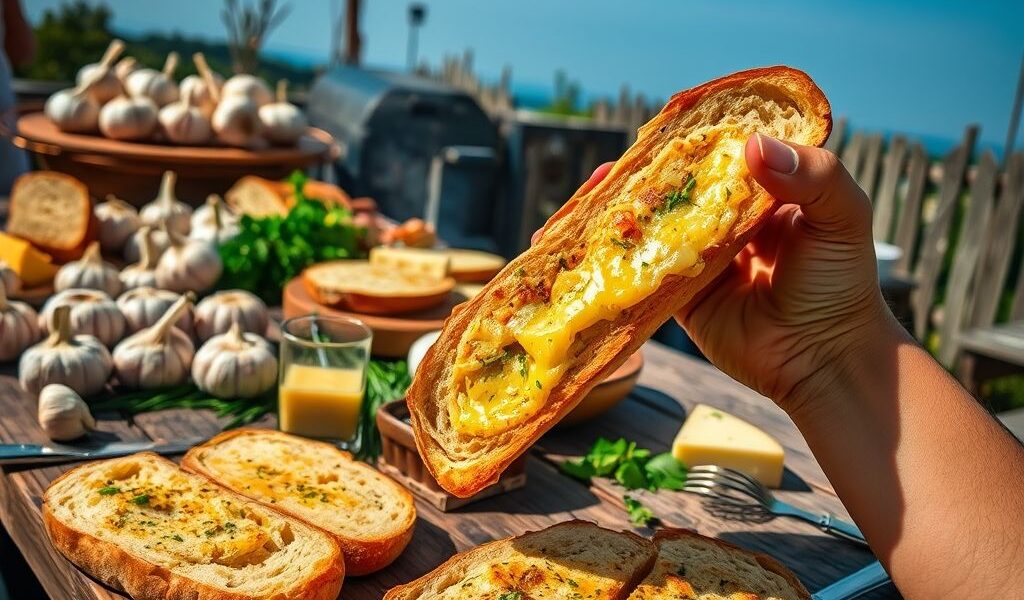 Como Fazer Pão de Alho Recheado para Churrasco