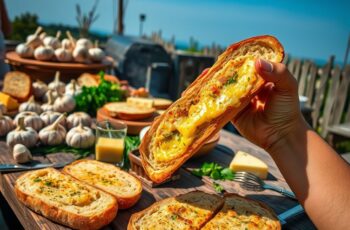 Como Fazer Pão de Alho Recheado para Churrasco